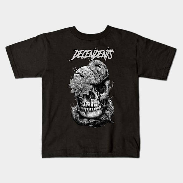 DECENDENTS BAND MERCHANDISE Kids T-Shirt by jn.anime